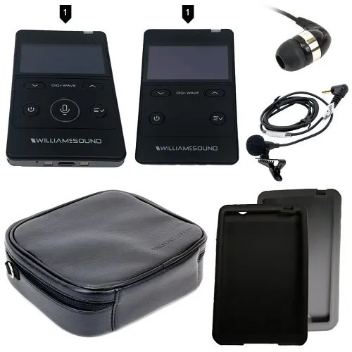 Williams AV DWS PCS 400 RCH Digi-Wave Series 400 Rechargeable Personal Communication System with 1-Transceiver, 1-RCH Receiver