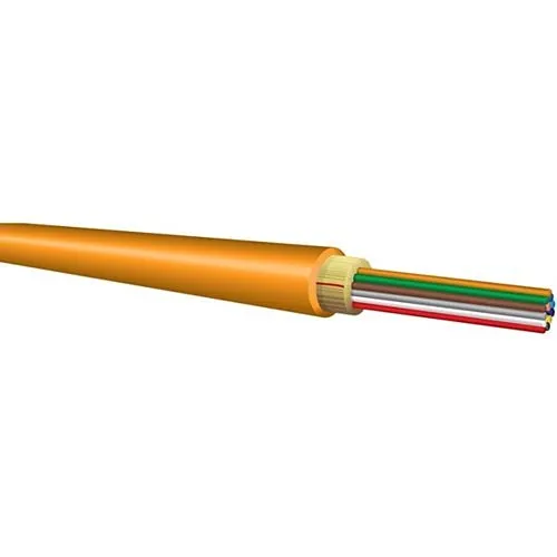 OCC DX006TALT9QP Plenum Indoor/Outdoor Rated Cables Distribution T-Series, 6-Strand, 900um Tight Buffered, OFNP Rated, OM3, 50/125, Multimode, Aqua Jacket