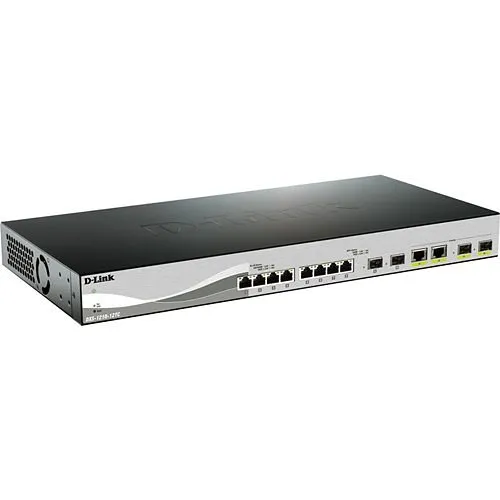 D-Link DXS-1210-12TC 10 Gigabit Smart Managed Switch, 240 Gbps, x 10GBASE-T ports