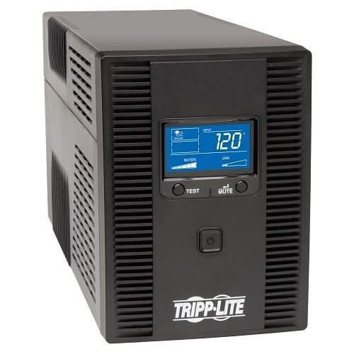 Eaton Tripp Lite SMART1300LCDT SmartPro LCD 120V 1300VA 720W Line-Interactive UPS, AVR, tower, LCD, USB, Outlets