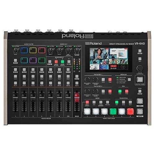 Roland VR6HD Audio Mixers, Direct Streaming AV Mixer