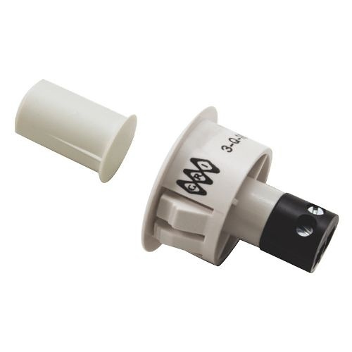GRI 4473RS-W 4473 Series 3/4" Switch 3/8" Magnet Recessed Switch Set, Standard Gap, 10W, 200VDC, 0.50 Amp, Closed, N/O, A, White
