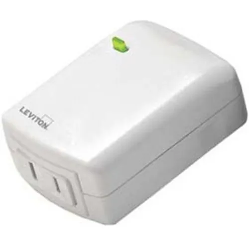 Leviton DZPD3-2BW Indoor Decora Smart Plug-In Dimmer with Z-Wave