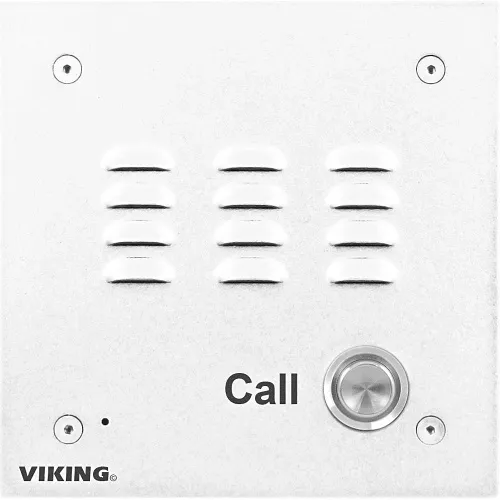 Viking E-10-WHA-EWP Entry Phone with Enhanced Weather Protection, White