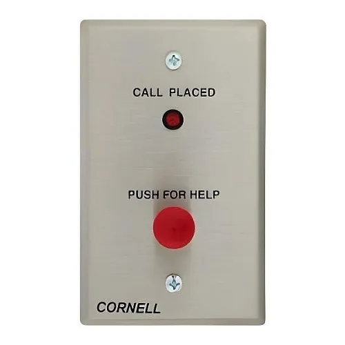 Cornell E-101 Emergency Station with Push On-Off Switch with Call Placed Light