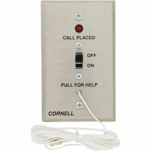 Cornell E-104-1 String Station, Germ-Free, Glow-in-the-Dark, with On-Off Slide Switch, Call Placed Light for Dual Status