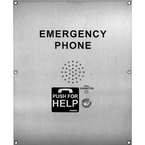Viking E-1600-02A-EWP Emergency Phone with Enhanced Weather Protection, Stainless Steel