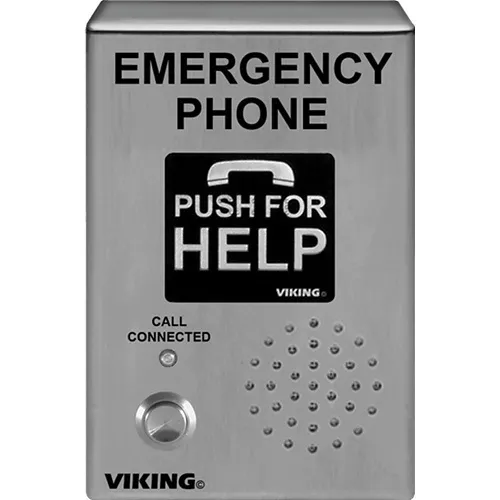 Viking E-1600-03-IPEWP 2A Surface Mount VoIP Emergency Phone with Enhanced Weather Protection