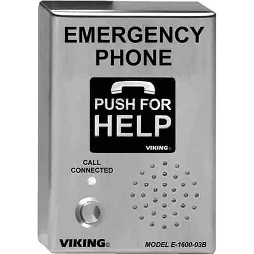 Viking E-1600-03B-EWP Surface Mount Emergency Phone, ADA Compliant