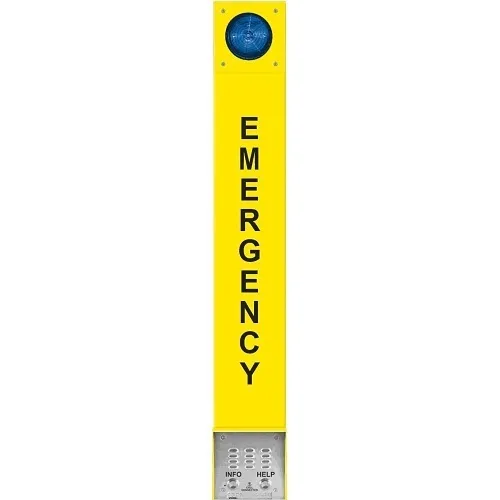 Viking E-1600A-BLT2EWP Emergency Tower Phone with 2-Buttons and Enhanced Weather Protection