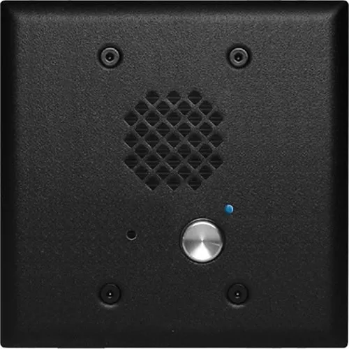 Viking E-60-BK-IP-EWP 2-Gang VoIP Handsfree Entry Phone with Enhanced Weather Protection, PoE Powered, Black