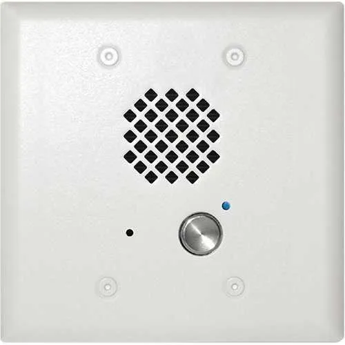 Viking E-60-WH-IP 2-Gang VoIP Handsfree Entry Phone, PoE Powered, White