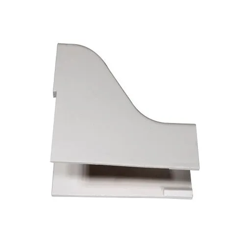 GRI E-Z 58 DC Duct Raceway Drop Ceiling Connector, ABS Platic, 6-Pack, White