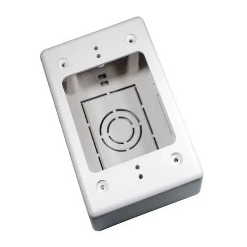 GRI E-Z 58 SG E-Z Duct Raceway Junction Box, 3.50" x 5.20" x 2" D, White
