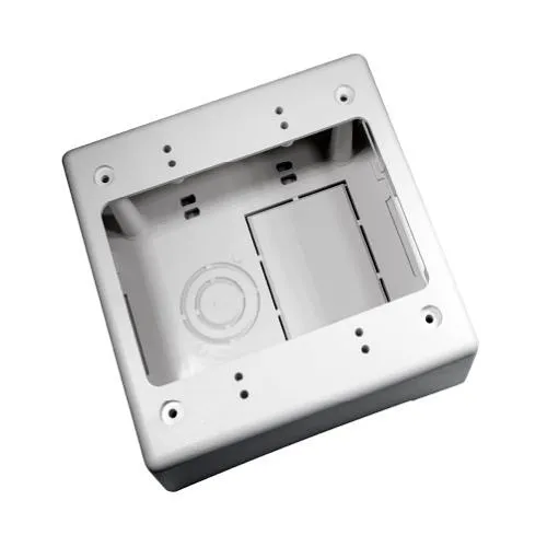 GRI E-Z 75 DG-W Double Gang Junction Box, White
