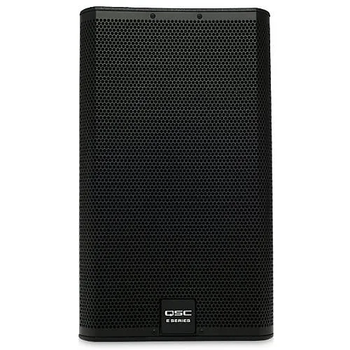 QSC E115 Trapezoidal 15" Two-Way Loudspeaker, 500W, Black