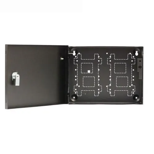 LifeSafety Power E5M-BOXED E5 Enclosure with Backwall Mercury Hole Mount Pattern, 8.5"Wx11"Hx3"D