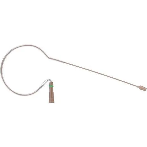 Countryman E6DW5T1SW E6 Directional Earset Mic, Standard Gain with Detachable 1mm Cable and TA4F Connector for Shure Wireless Transmitters, Tan