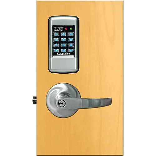SDC E75KQG1Q E75 Series Standalone Electronic Cylindrical Locksets with Digital Keypad and Galaxy Handle