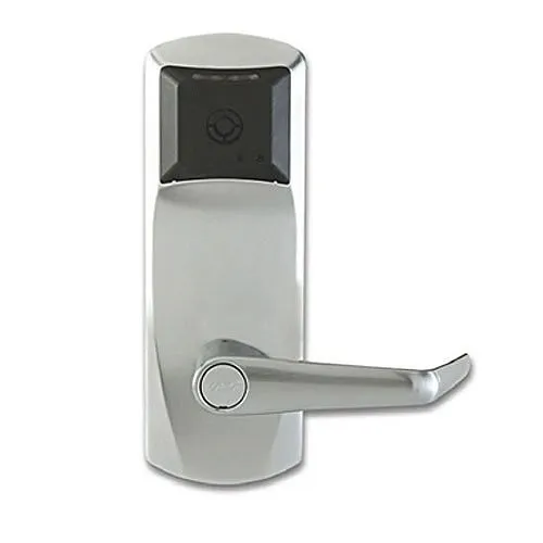 Keyscan E79N1131LLKF20626 E-Plex 7900 Series MiFare RFID Wireless Lock with Keyscan BLE, Cylindrical, Door Sensing Input, Satin Chrome