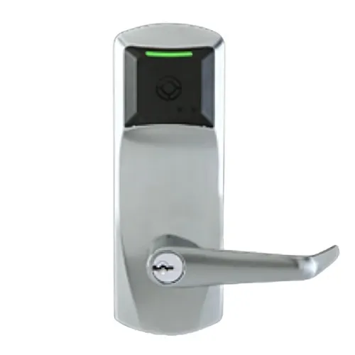 Keyscan E79N2031LLBF20626 E-Plex 7900 Series Prox RFID Wireless Lock, Cylindrical, Door Sensing Input, Satin Chrome