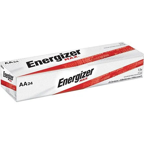 Energizer E91 Regular AA Alkaline Batteries, 1.5V, 4-Battery