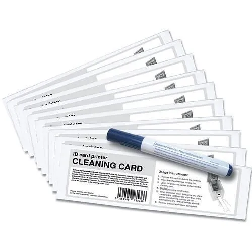 Magicard E9100 Pronto100 Cleaning Kit, 10-Card, 1-Pen