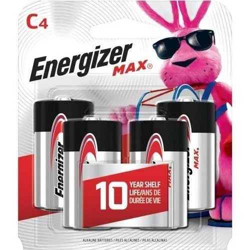 Energizer Max E93BP-4 Alkaline Batteries, 4-Pack