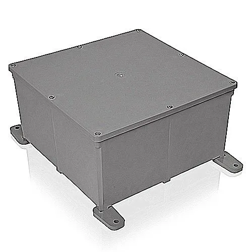 ABB E989R-UPC Carlon Mounting Box, 12"x12"x6", 2-Pack, Gray