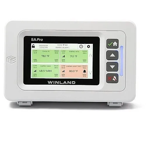 Winland EAPRO-GTWY EnviroAlert Professional Gateway, Touchscreen LCD Display, White