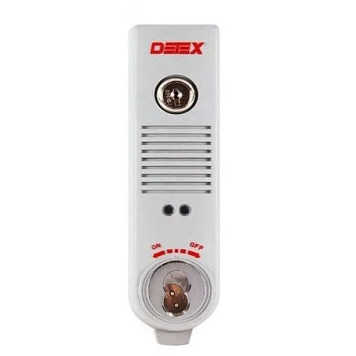 Detex EAX-500XIC7 Battery Powered Exit Door Alarm 7-Pin IC Cylinder Housing, Core Not Included
