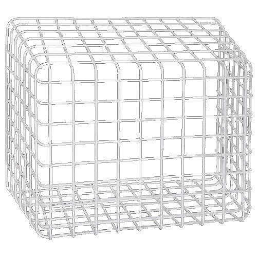 STI-9732 Wire Guard Damage Stopper, 18" x 15" x 13", White