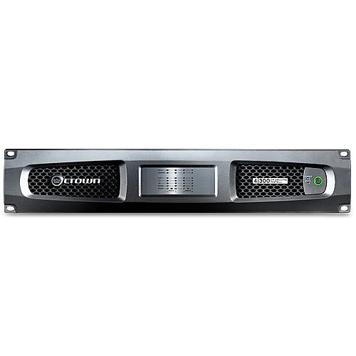 Crown DCI4X300DA-U-USFX DCi 4|300DA DriveCore 4-Channel Power Amplifier with Dante, 70V/100V 300W at Ohm