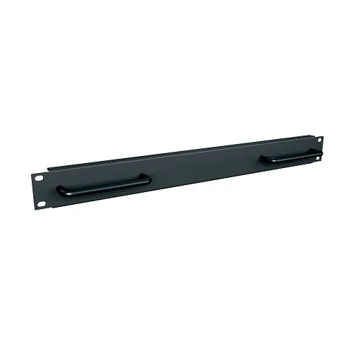 Middle Atlantic EB1-H Flanged Blank Rack Panel with Handles, 1U RMS, Steel