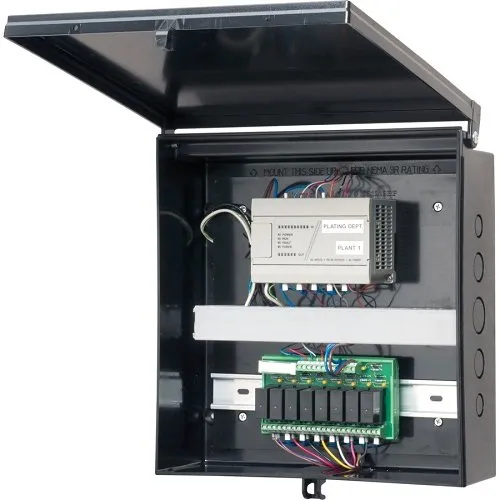 Arlington EB1212BPBL Heavy-Duty Non-Metallic Enclosure Box with Back Plate, 12 12 4", NEMA3R, Black