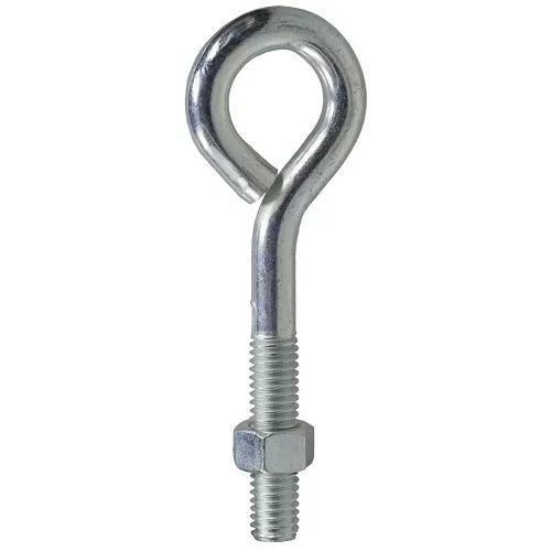 Dottie EB9 Eye Bolt, 3/8"-16 by 2 1/2" with Hex Nut