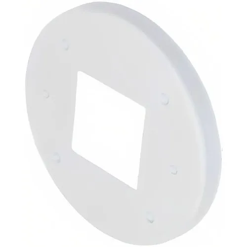 Turing Video EBEPFD EDGE+ Series Fixed Dome Single Gang Box Plate, White