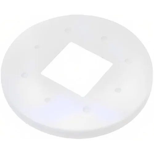Turing Video EBEPZD EDGE+ Series VF Dome Single Gang Box Plate, White