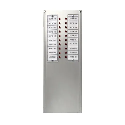 Mircom EC-220A Central Monitoring Panel 20 LED Annunciator Panel with Directory