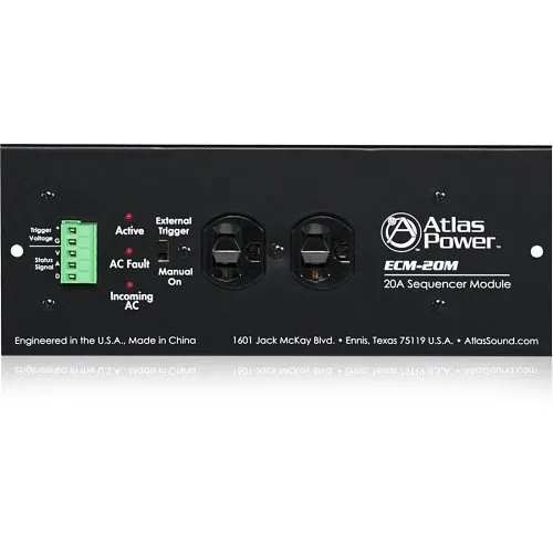 AtlasIED ECM-20M 20A Power Conditioner and AC Spike Suppressor