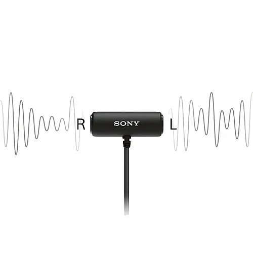 Sony Pro ECM-LV1 Compact Stereo Lavalier Microphone