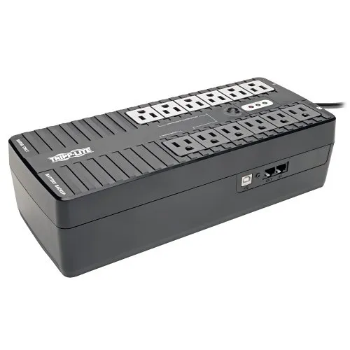 Eaton Tripp Lite ECO750UPS 750VA 450W Standby UPS, 12 NEMA 5-15R Outlets, 120V 50/60 Hz, 5-15P Plug, ENERGY STAR, Desktop/Wall