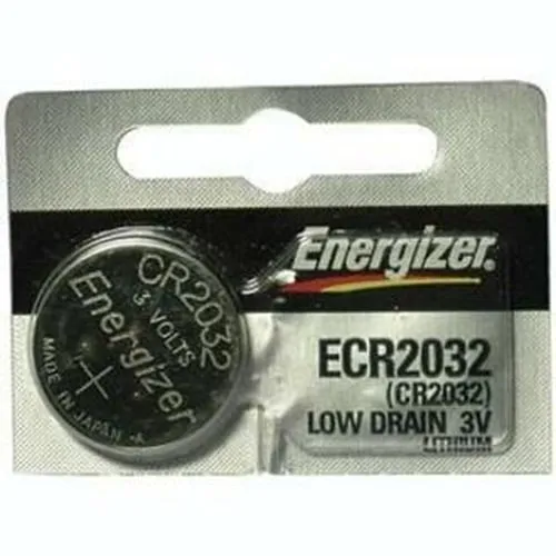 Energizer ECR2032 2032 3VDC Lithium Coin Battery, 1-Pack