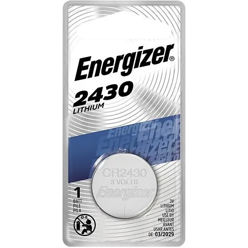 Energizer ECR2430BP 2430 3VDC Lithium Coin Battery, 1-Pack
