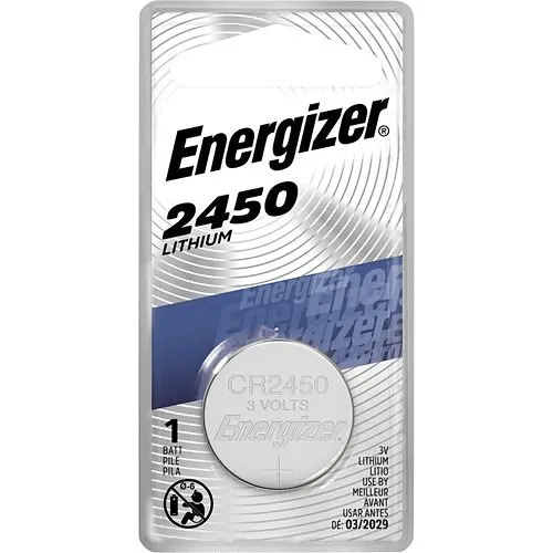 Energizer ECR2450BP 2450 3VDC Lithium Coin Battery, 1-Pack