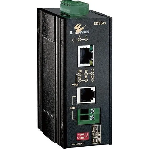 EtherWAN ED3541 Series Hardened 10/100BASE-TX Ethernet Extender