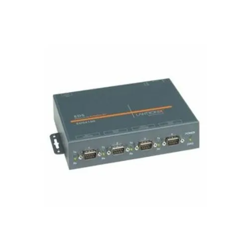 Lantronix ED41000P2-01 4-Port Device Server with Power over Ethernet (PoE), International Power Supply