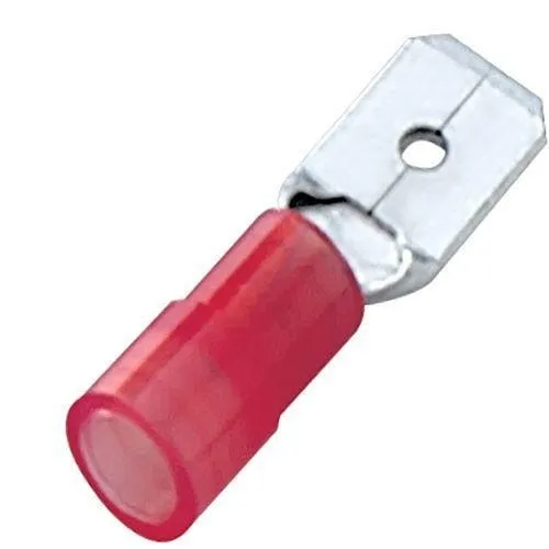 Panduit EDNF18-187MB-Q Nylon Insulated Male Disconnect, 187 Series, Connectors