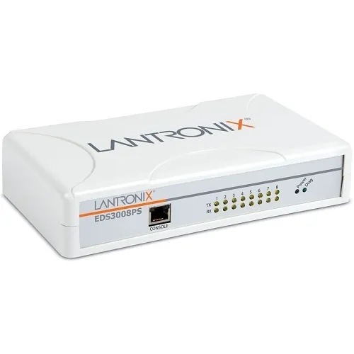 Lantronix EDS3008PS1NS EDS 3000PS Secure Device Server, 8-Port Serial Connectivity