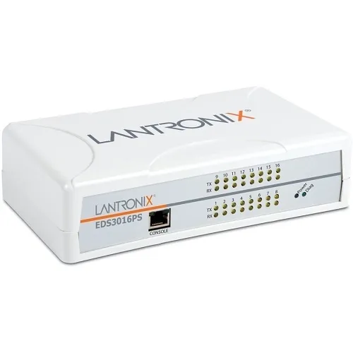 Lantronix EDS3016PS1NS EDS 3000PS Secure Serial Device Server, 16-Port